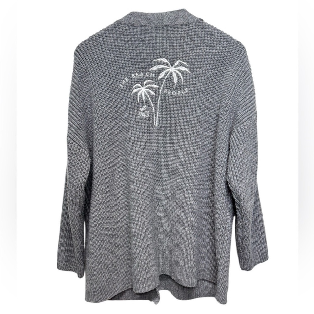 Gray Women's Cardigan Sweater